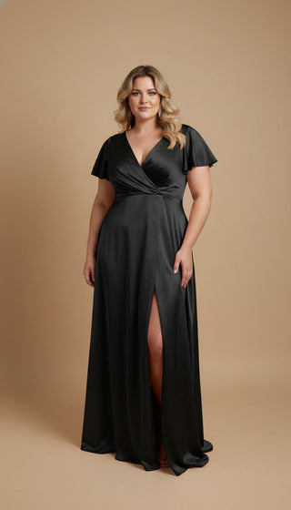 Lisa QS Plus-Size Flowing Maxi Dress product photo 1