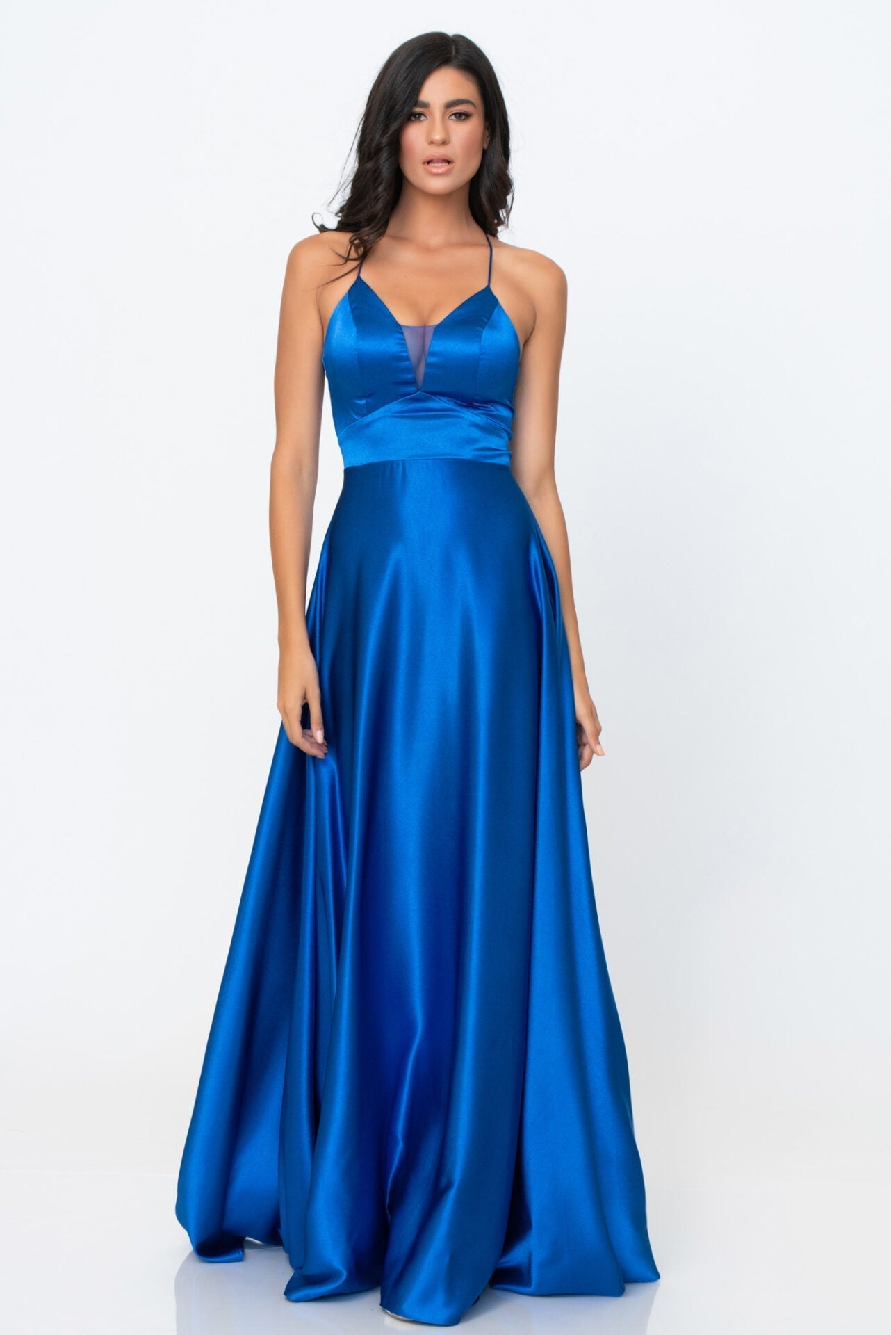 Sapphire Blue Evening Dress